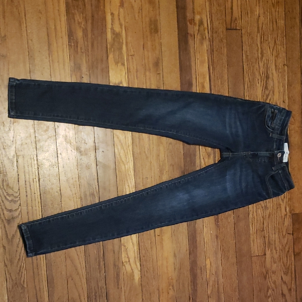 KanCan Indigo Skinny Jeans with Contrast Stitching